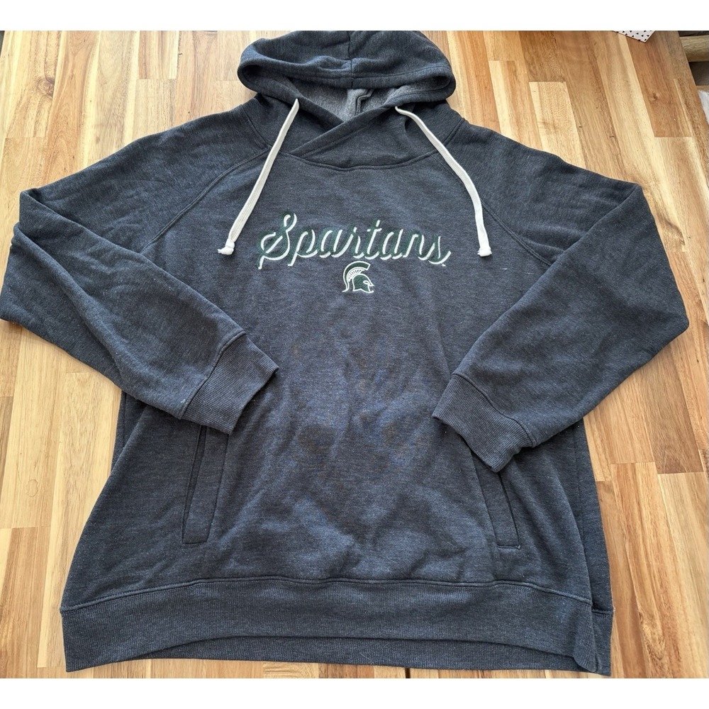 Michigan State Spartans Women's Pullover Licensed Hooded Sweatshirt